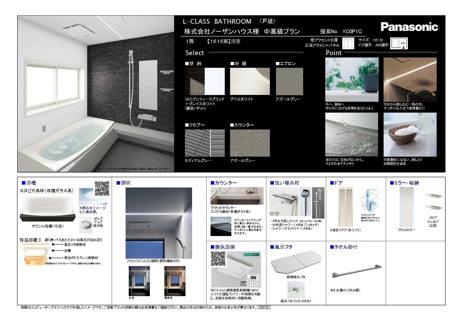 【オプション】パナソニック　Lクラス　1616